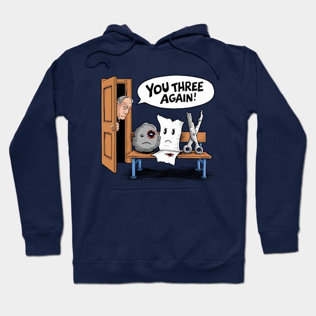 You Three Again (Rock Paper Scissors) Hoodie by Custom Prints HD